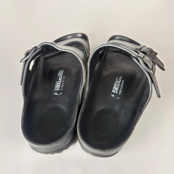 BIRKENSTOCK Women's Arizona Essentials Sandals 38 / 7 Black Slide Beachy Shoes - Picture 7 of 8